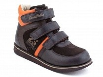 23-252 Сурсил (Sursil-Ortho), ботинки неутепленные с высоким берцем, кожа , нубук, коричневый, оранжевый в Магадане