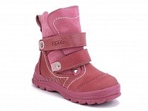 215-96,87,17 Тотто (Totto), ботинки детские зимние ортопедические профилактические, мех, нубук, кожа, розовый. в Магадане