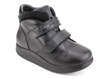 141607W Сурсил-Орто (Sursil-Ortho), зимние ботинки для взрослых, ригидная подошва, диабетическая подкладка, натуральный мех, кожа, нубук, черный, полнота 11 в Магадане
