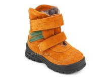 203-85,044 Тотто (Totto), ботинки зимние, оранжевый, зеленый, натуральный мех, замша. в Магадане