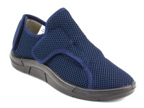 010ПБ-Ж-Т4 С  (77202-33386) Алми (Almi), туфли для взрослых, текстиль, синий в Магадане