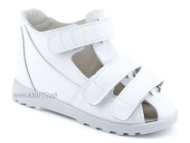 314 (31-40) Аквелла (Akwella), туфли лечебные на аппарат без утепленной подкладки, кожа, белый в Магадане